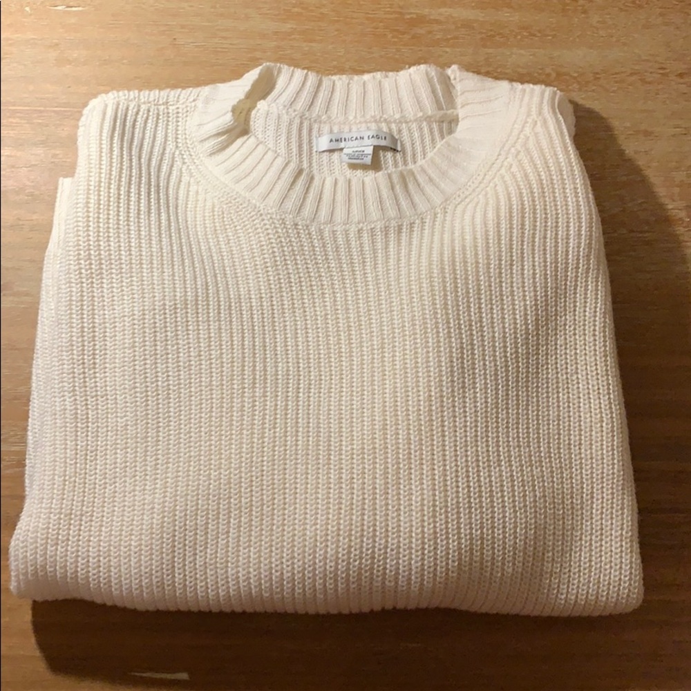 Cream sweater